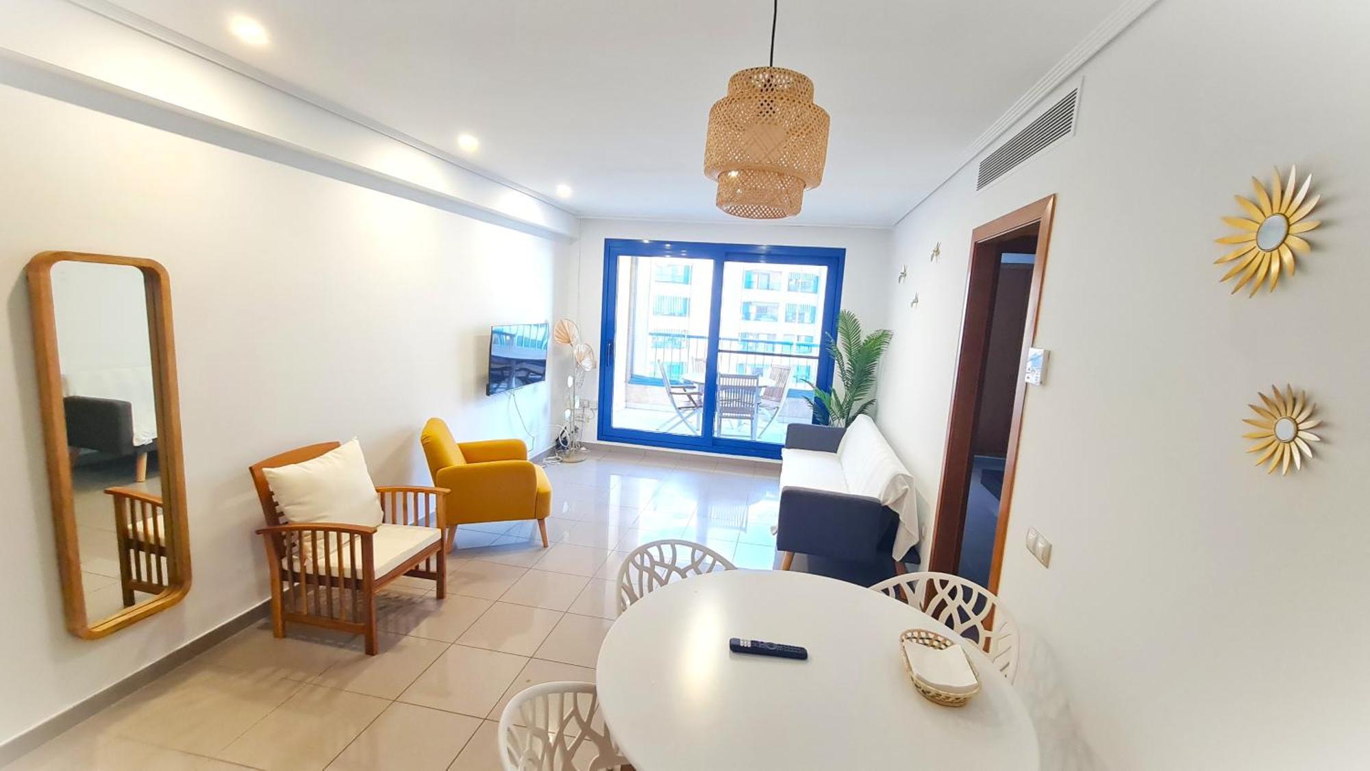 Beach Valencia Luxury D15-9 Apartment With Terrace And Sea Views With Two Rooms מראה חיצוני תמונה